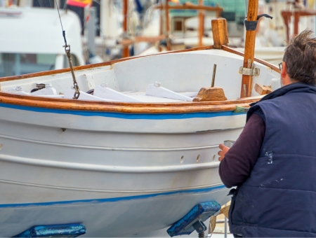 Boat Painting